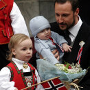 Ruvdnaprinsa Haakon, Prinseassa Ingrid Alexandra ja Prinsa Sverre Magnus (Govva: Jarl Fr. Erichsen / Scanpix)
